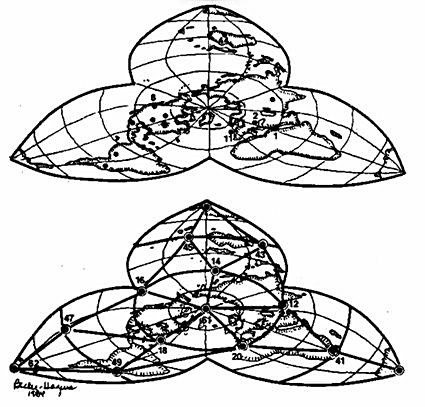 J.J. Hurtak's time warp areas from Keys of Enoch