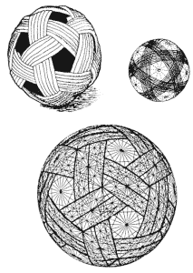 Buckminster Fuller electromagnetic band widths in UVG sphere