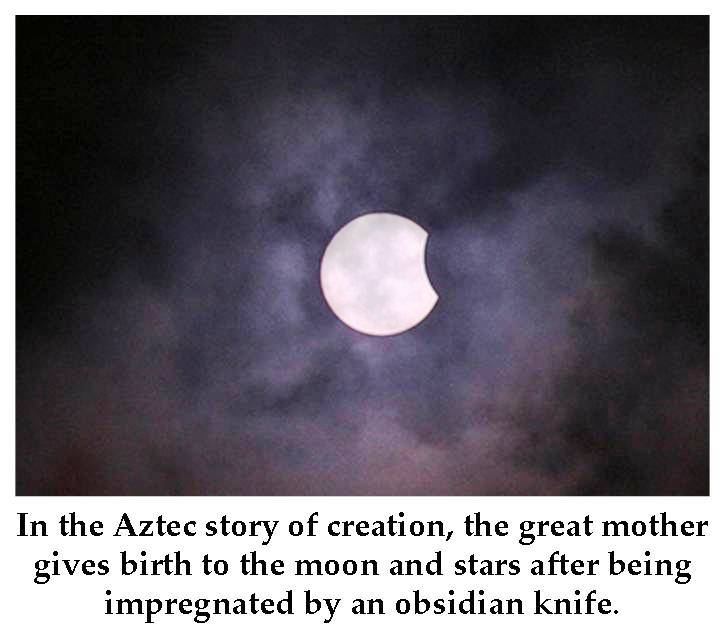 Slide 16 — Solar eclipse and obsidian blade bullroarer