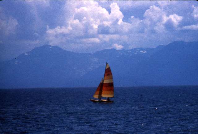 Blue waters of Lake Tahoe