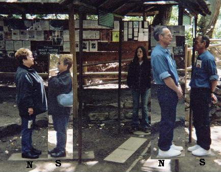 Shrink and grow phenomenon at the Oregon Vortex