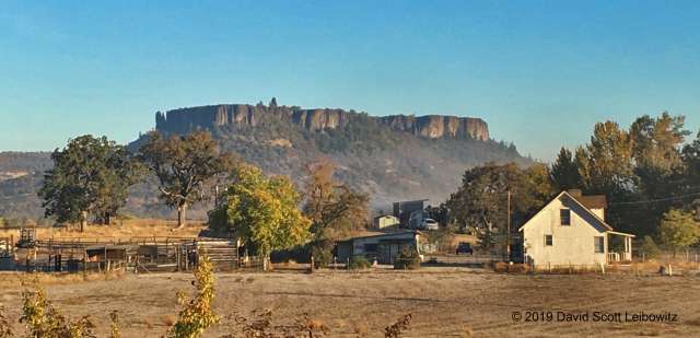 Panoramic view of Lower Table Rock plateau